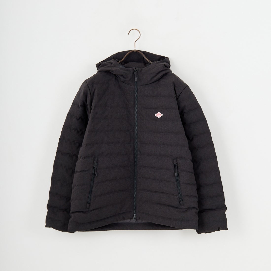 DANTON [ダントン] ウールライクポリエステル フードダウンジャケット [DT-A0187PWL] CHARCOAL