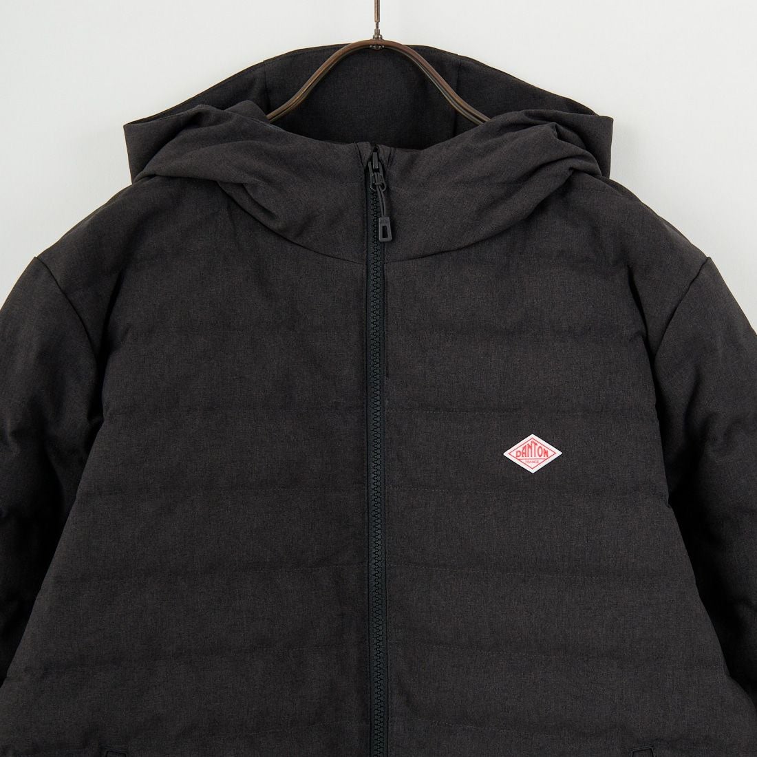 DANTON [ダントン] ウールライクポリエステル フードダウンジャケット [DT-A0187PWL] CHARCOAL