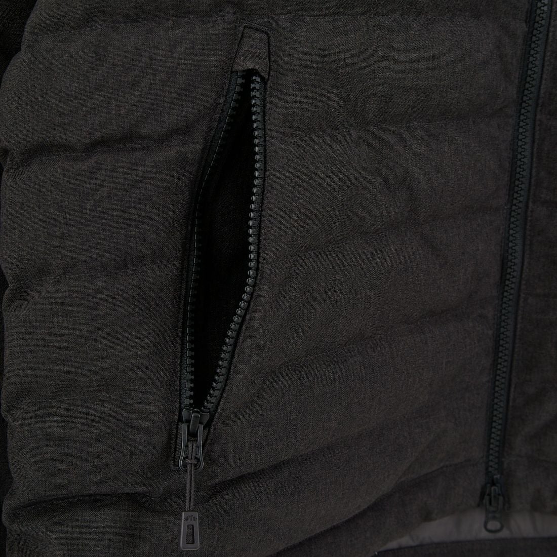 DANTON [ダントン] ウールライクポリエステル フードダウンジャケット [DT-A0187PWL] CHARCOAL