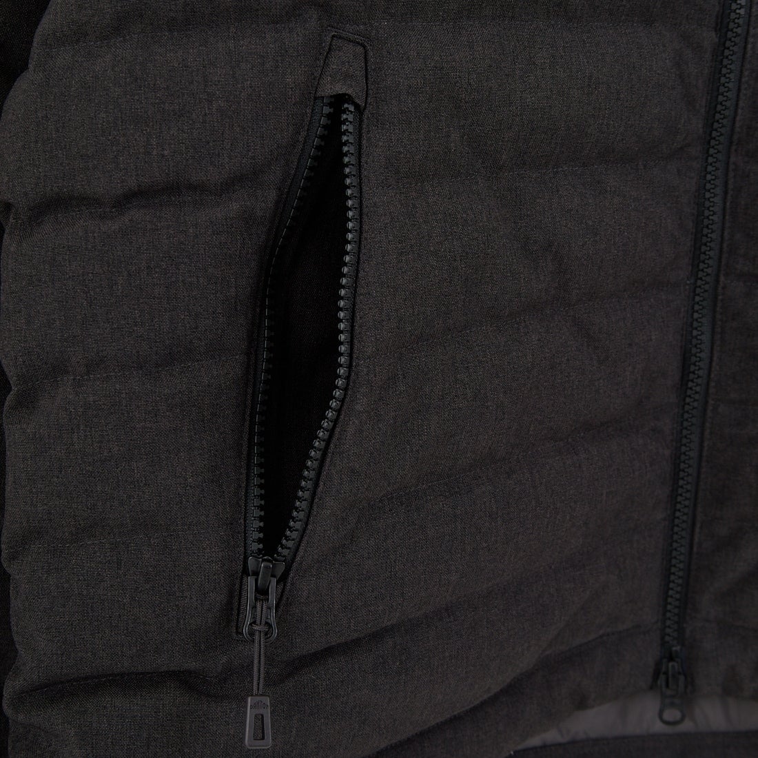 DANTON [ダントン] ウールライクポリエステル フードダウンジャケット [DT-A0187PWL] CHARCOAL