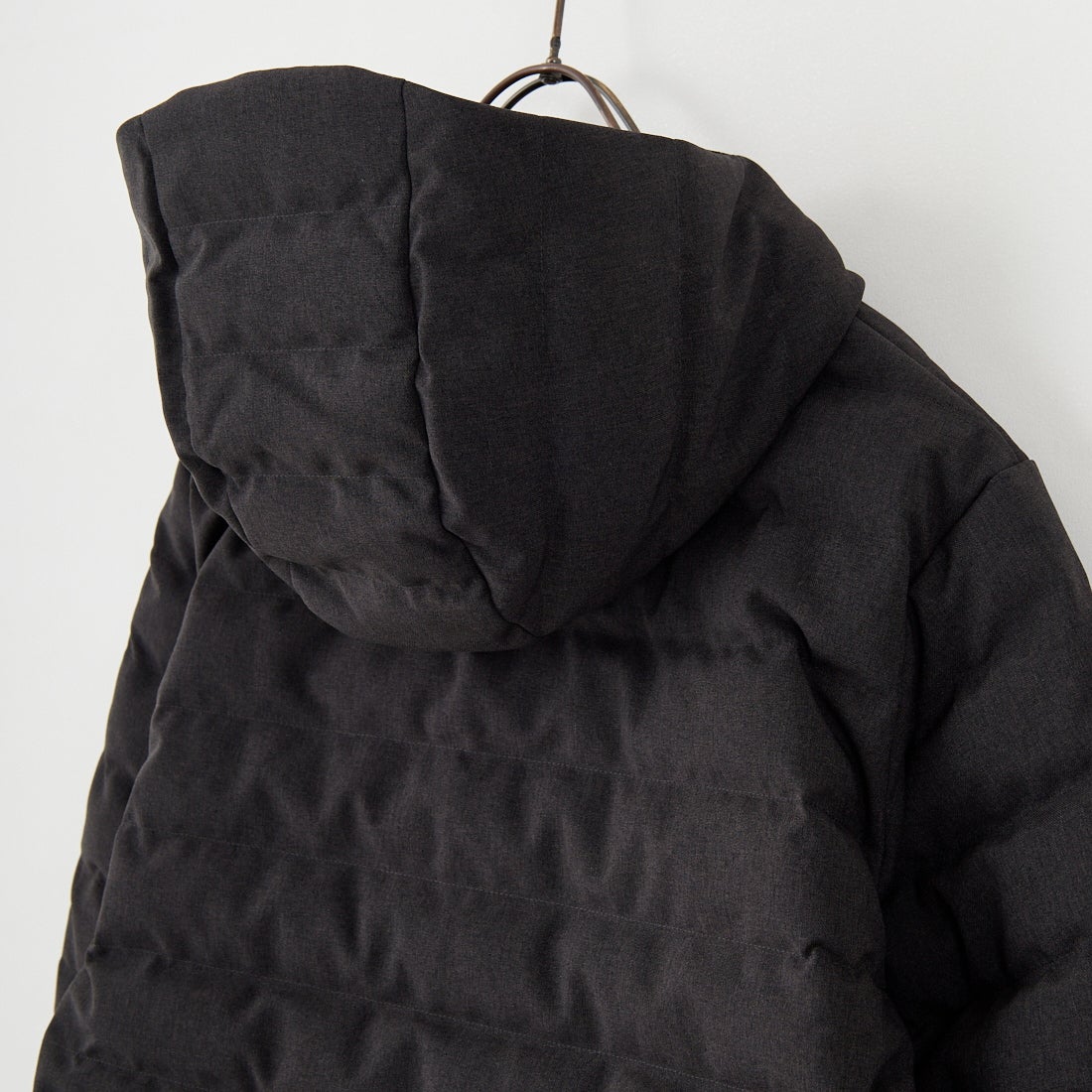 DANTON [ダントン] ウールライクポリエステル フードダウンジャケット [DT-A0187PWL] CHARCOAL