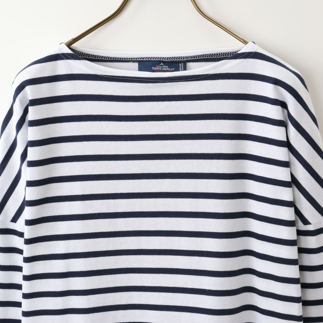 ST.JAMES [セントジェームス] コットンボートネックドロップショルダープルオーバー [16JC-SLOUCH20003] NEI/MAR