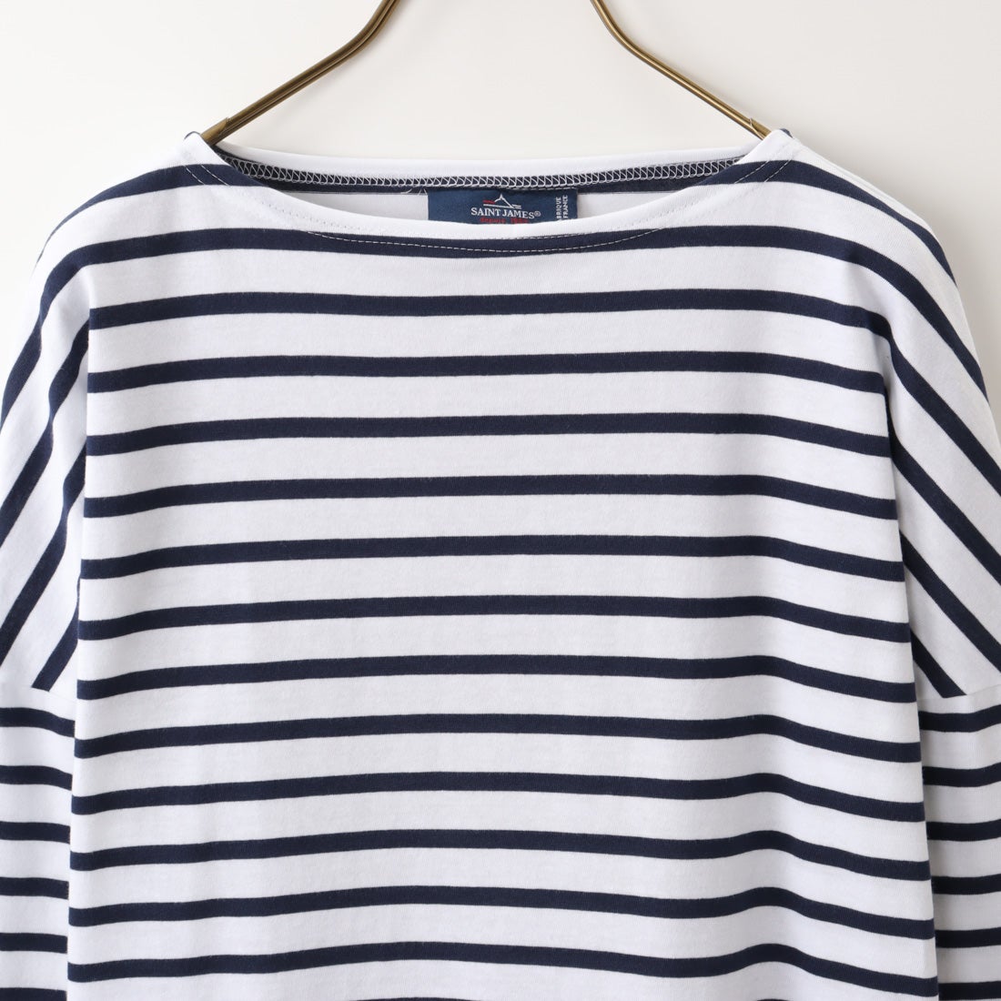 ST.JAMES [セントジェームス] コットンボートネックドロップショルダープルオーバー [16JC-SLOUCH20003] NEI/MAR