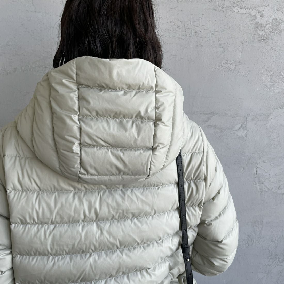 DANTON [ダントン] ミドルダウンフードジャケット [DT-A0563NRP] GREIGE