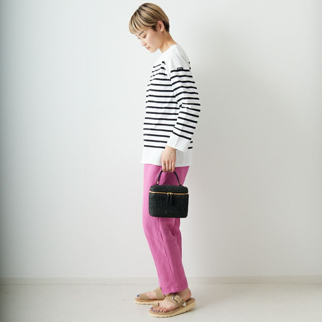 ST.JAMES [セントジェームス] NAVAL ナヴァル ロングスリーブ [99JC162-1] NEI/NOI &&モデル身長：160cm 着用サイズ：3&&