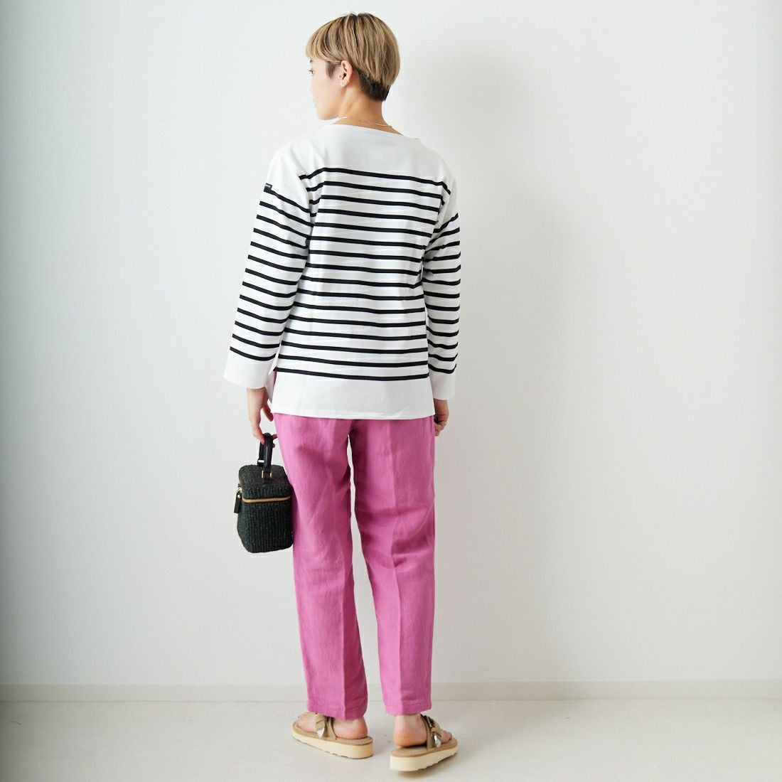 ST.JAMES [セントジェームス] NAVAL ナヴァル ロングスリーブ [99JC162-1] NEI/NOI &&モデル身長：160cm 着用サイズ：3&&