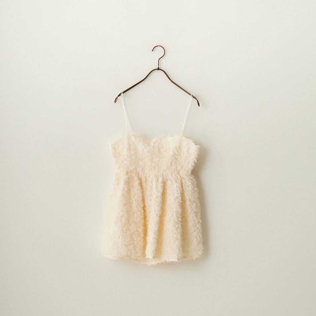 USINE [ユジーヌ] フェザーキャミブラウス [2430602] IVORY