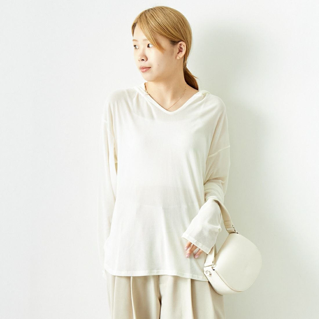 IVORY&&モデル身長：167cm 着用サイズ：F&&