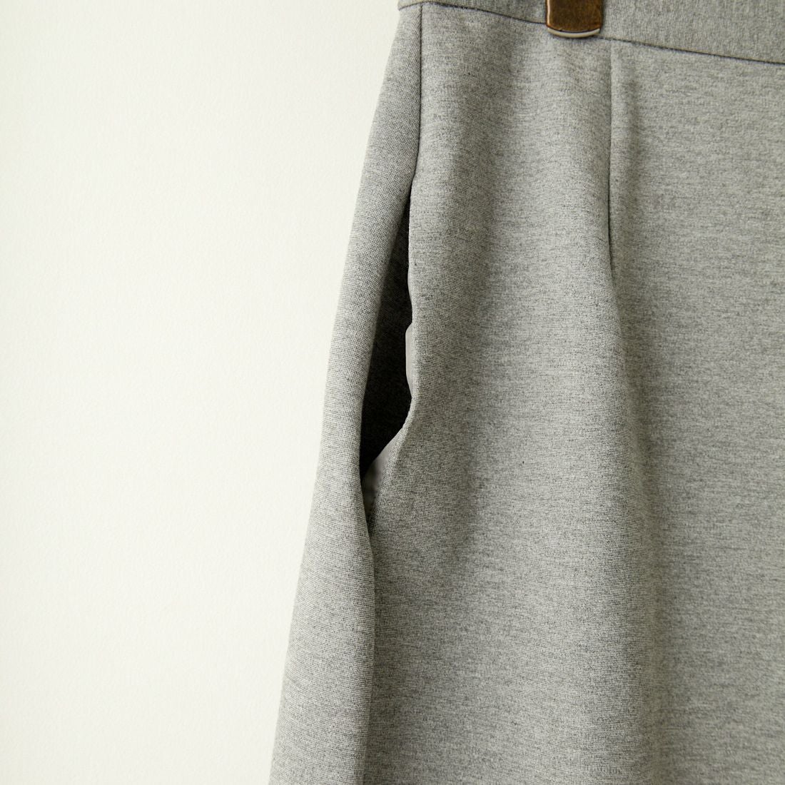 USINE [ユジーヌ] プリーツフリルスカート [2430805] GRAY