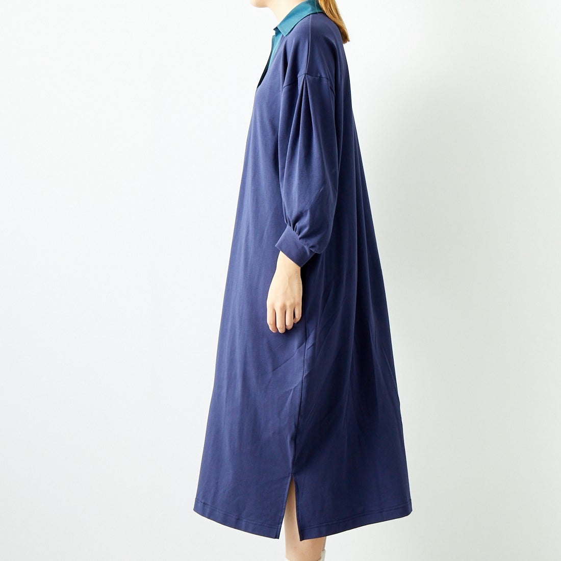 Jeans Factory Clothes [ジーンズファクトリークローズ] ラガーワンピース [143613] 48 ﾈｲﾋﾞｰ