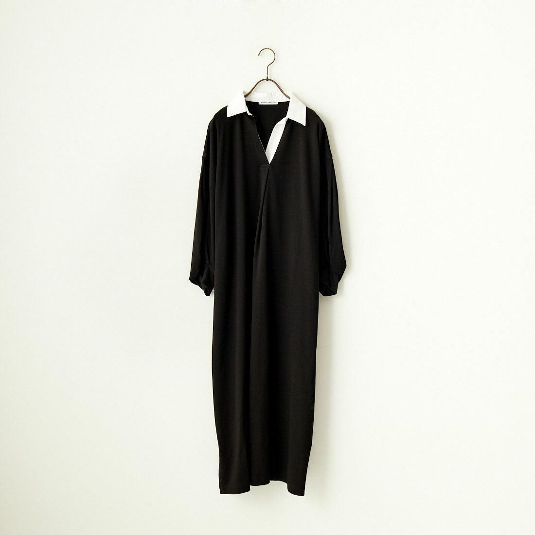 Jeans Factory Clothes [ジーンズファクトリークローズ] ラガーワンピース [143613] 09 ﾌﾞﾗｯｸ