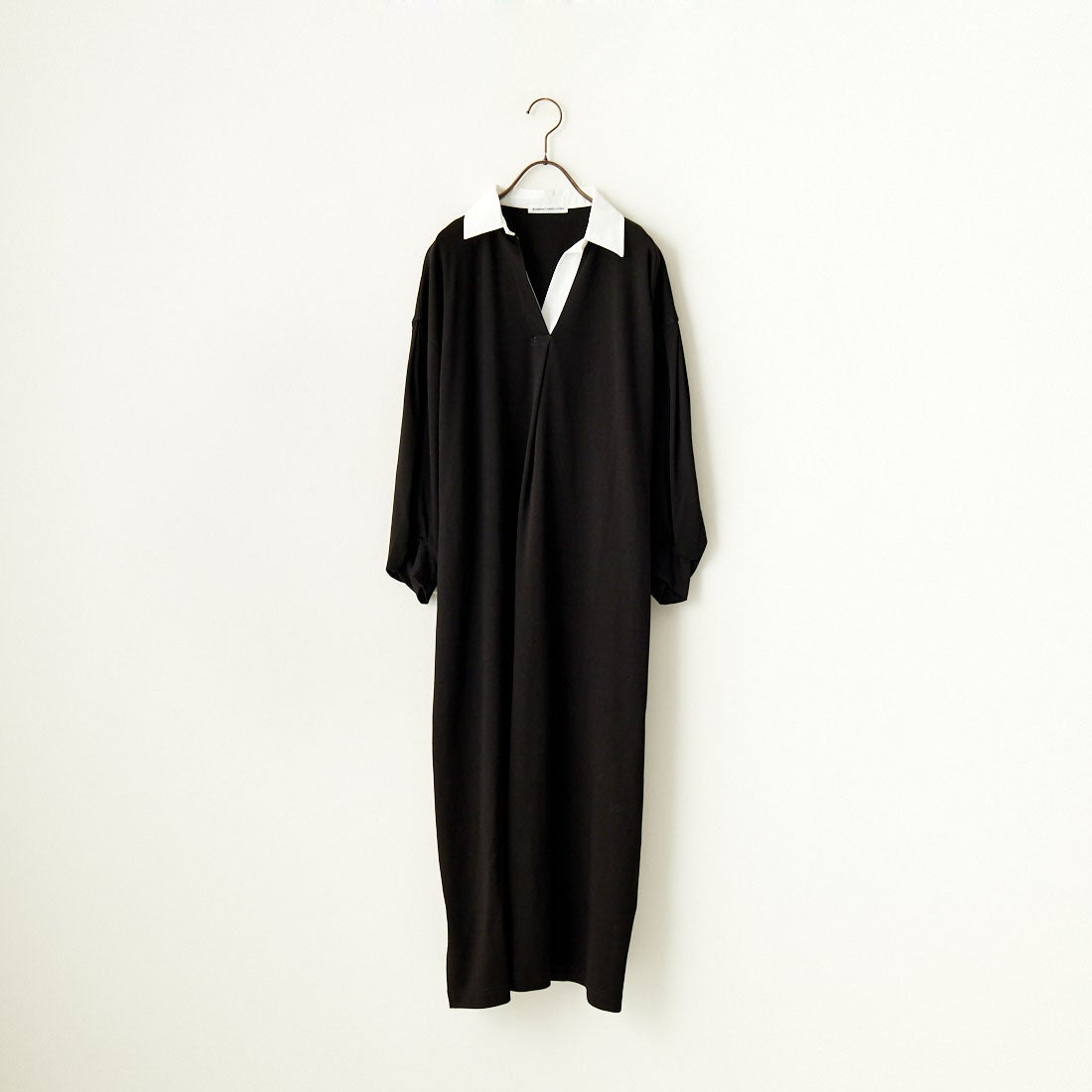 Jeans Factory Clothes [ジーンズファクトリークローズ] ラガーワンピース [143613] 09 ﾌﾞﾗｯｸ