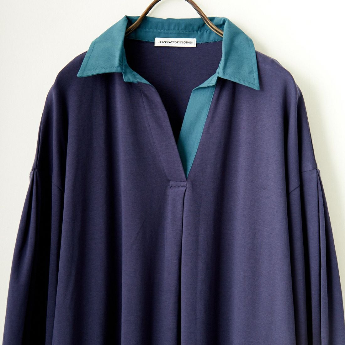 Jeans Factory Clothes [ジーンズファクトリークローズ] ラガーワンピース [143613] 48 ﾈｲﾋﾞｰ