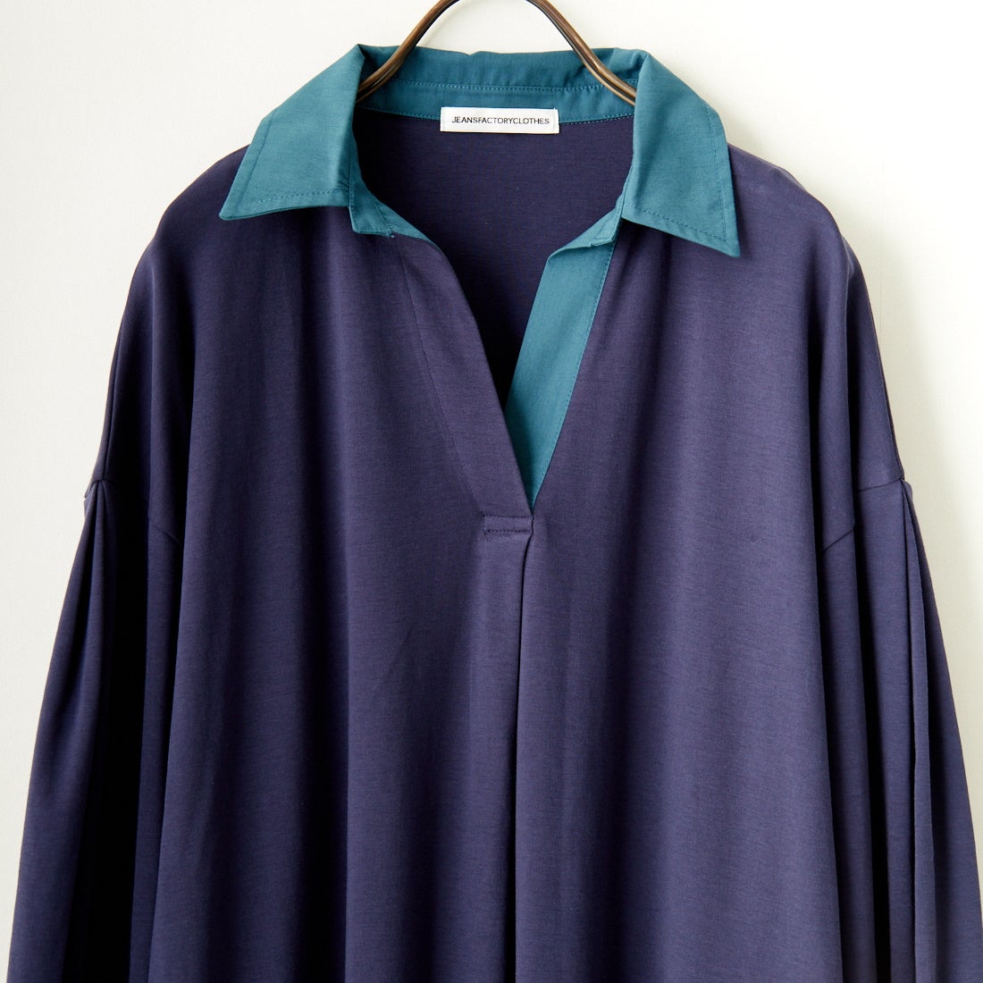 Jeans Factory Clothes [ジーンズファクトリークローズ] ラガーワンピース [143613] 48 ﾈｲﾋﾞｰ