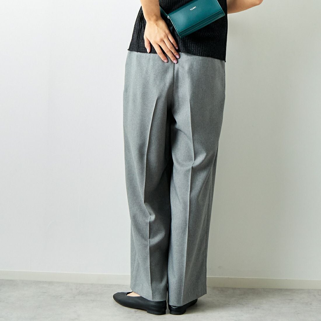 Jeans Factory Clothes [ジーンズファクトリークローズ] マーベルトパンツ [21243073] 002 Mｸﾞﾚｰ &&モデル身長：167cm 着用サイズ：38&&