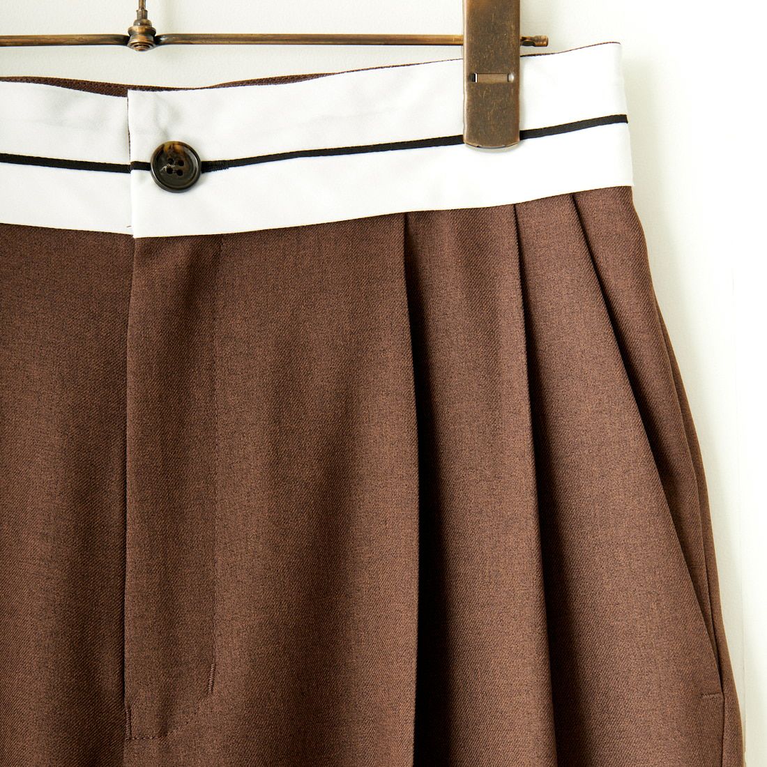 Jeans Factory Clothes [ジーンズファクトリークローズ] マーベルトパンツ [21243073] 037 ﾌﾞﾗｳﾝ