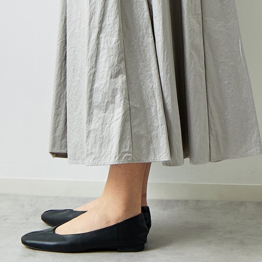 Jeans Factory Clothes [ジーンズファクトリークローズ] シャイニータックスカート [21243058] 001 ｼﾙﾊﾞｰ