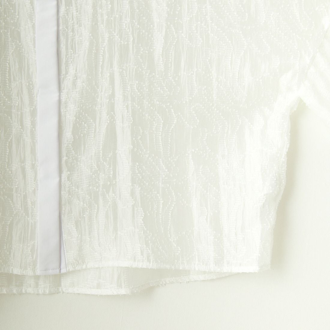 Jeans Factory Clothes [ジーンズファクトリークローズ] カットジャガードシャツジャケット [7443332] OFF WHITE