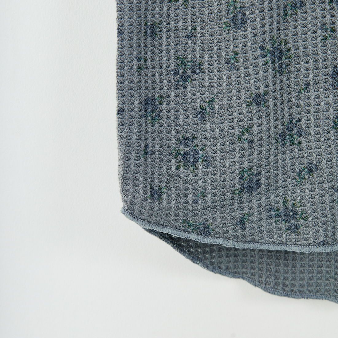 JE MORGAN [ジェイイーモーガン] ワッフルオーバーダイ ロングスリーブTシャツ [JE053-19S] 06 GRAY