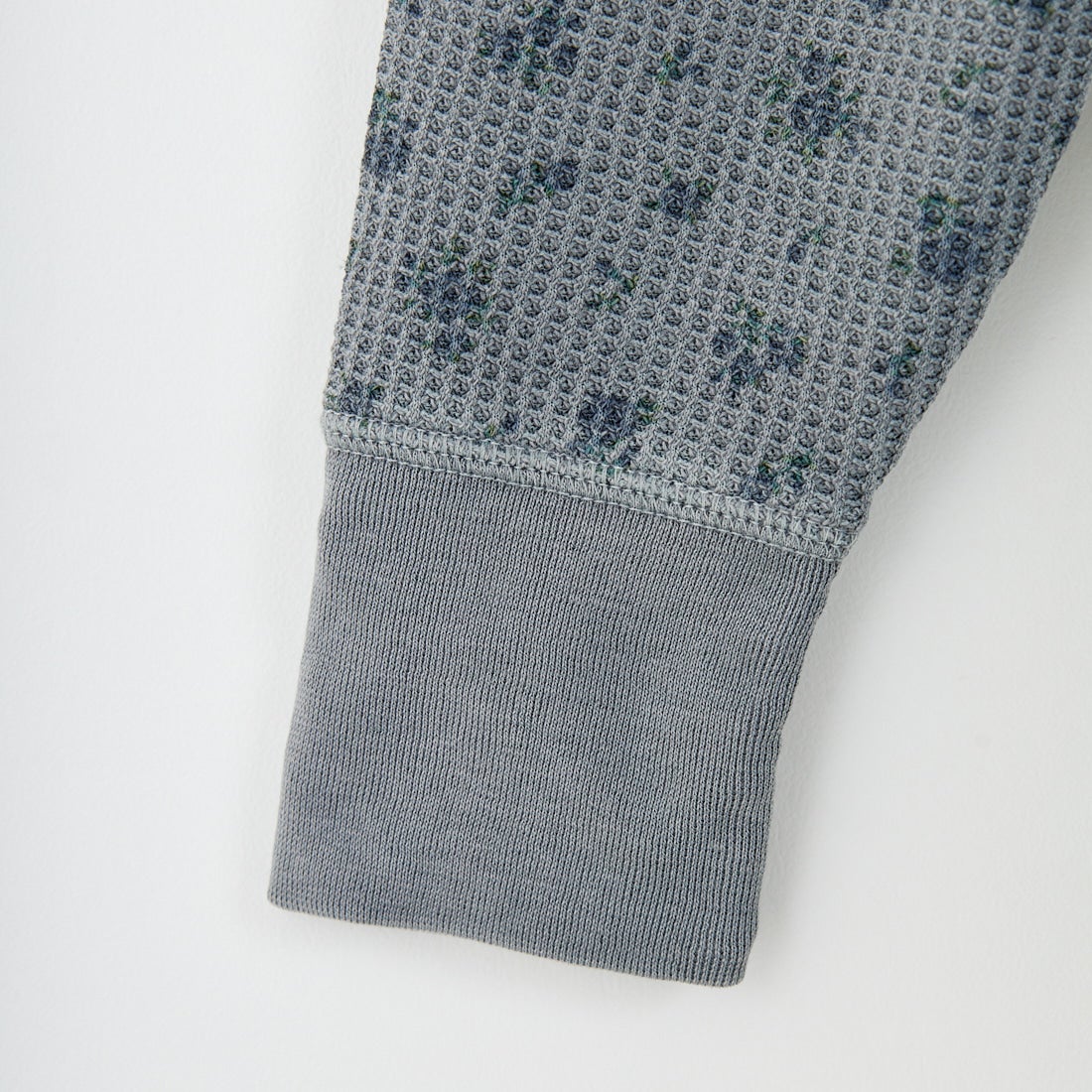 JE MORGAN [ジェイイーモーガン] ワッフルオーバーダイ ロングスリーブTシャツ [JE053-19S] 06 GRAY