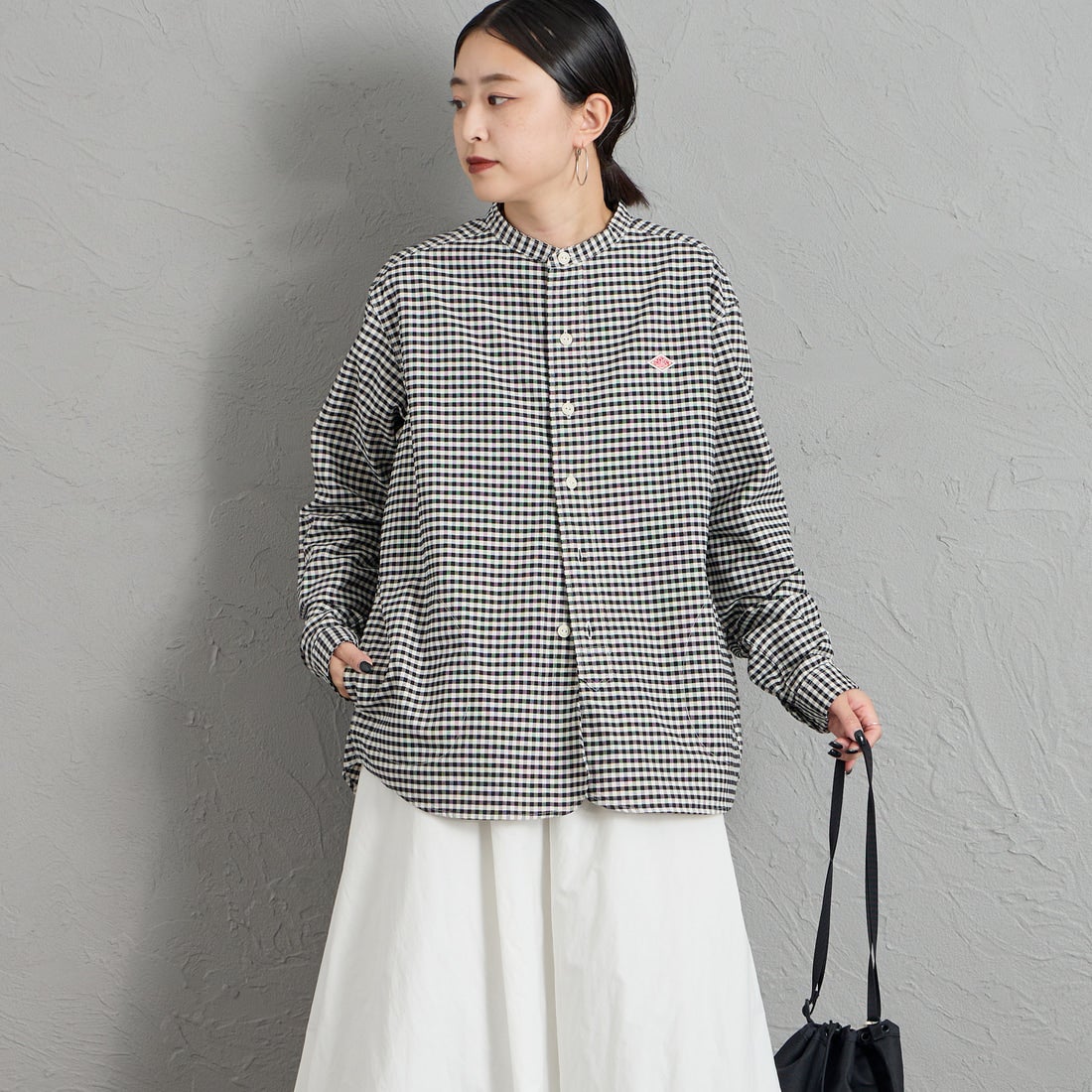 BLK/ECR GN&&モデル身長：150cm 着用サイズ：36&&