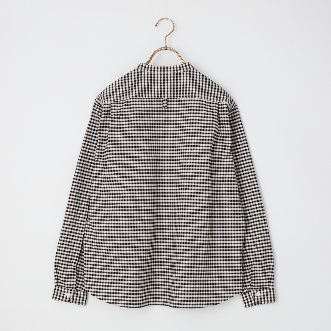 DANTON [ダントン] バンドカラーシャツ [DT-B0279OXP] BLK/ECR GN