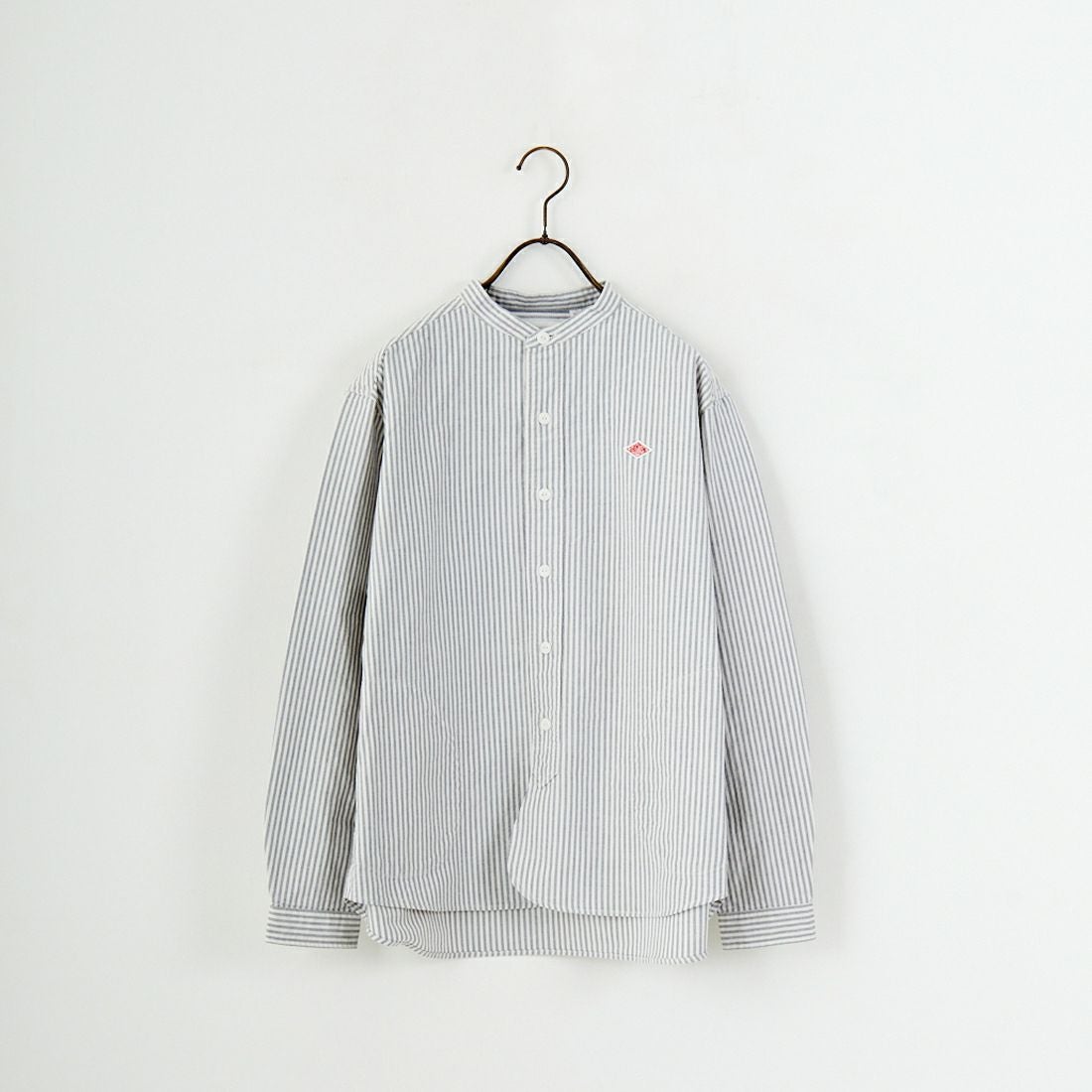 DANTON [ダントン] バンドカラーシャツ [DT-B0279OXP] NVY/ECR ST