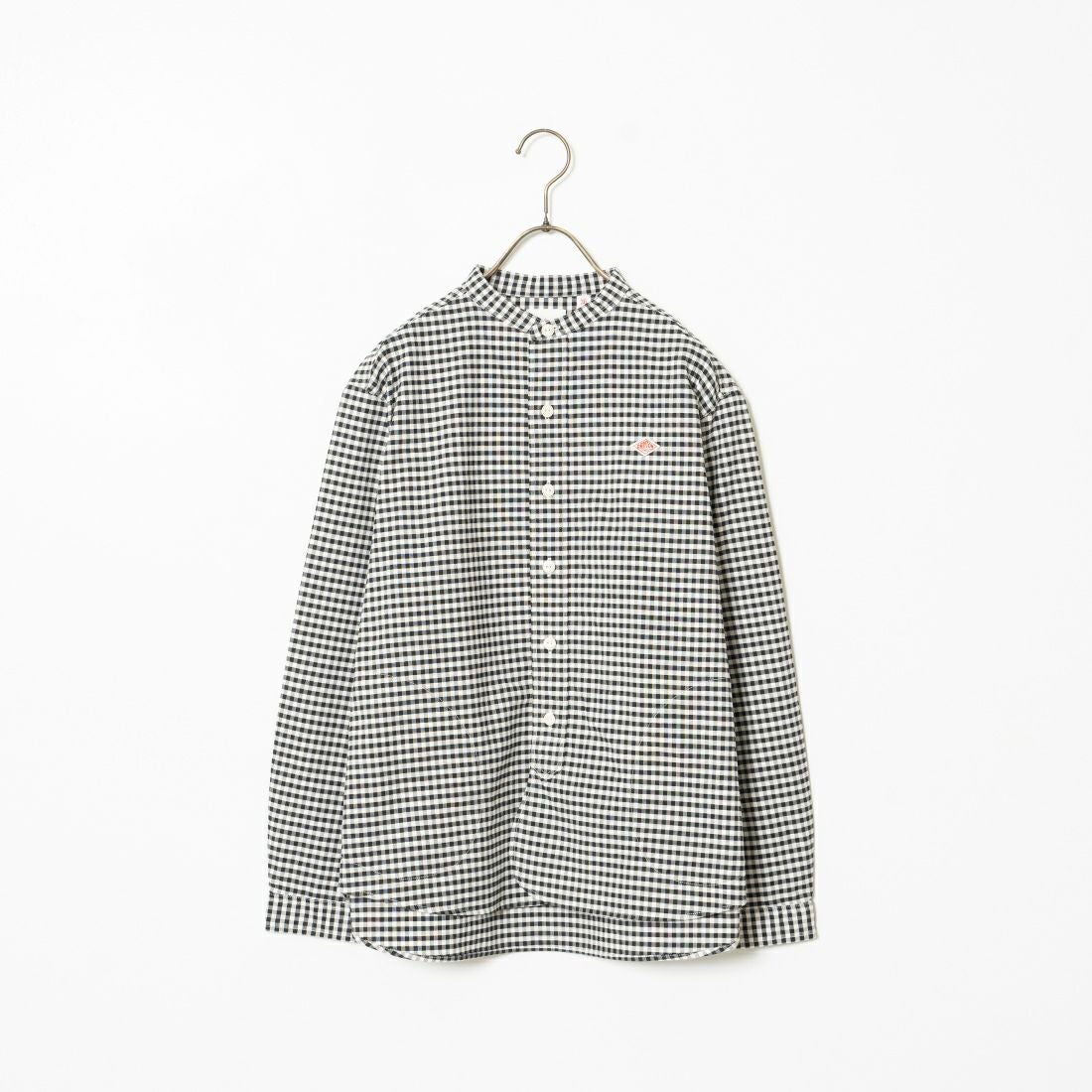 DANTON [ダントン] バンドカラーシャツ [DT-B0279OXP] BLK/ECR GN