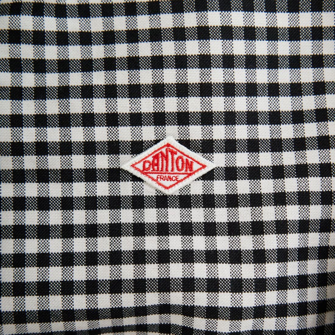 DANTON [ダントン] バンドカラーシャツ [DT-B0279OXP] BLK/ECR GN