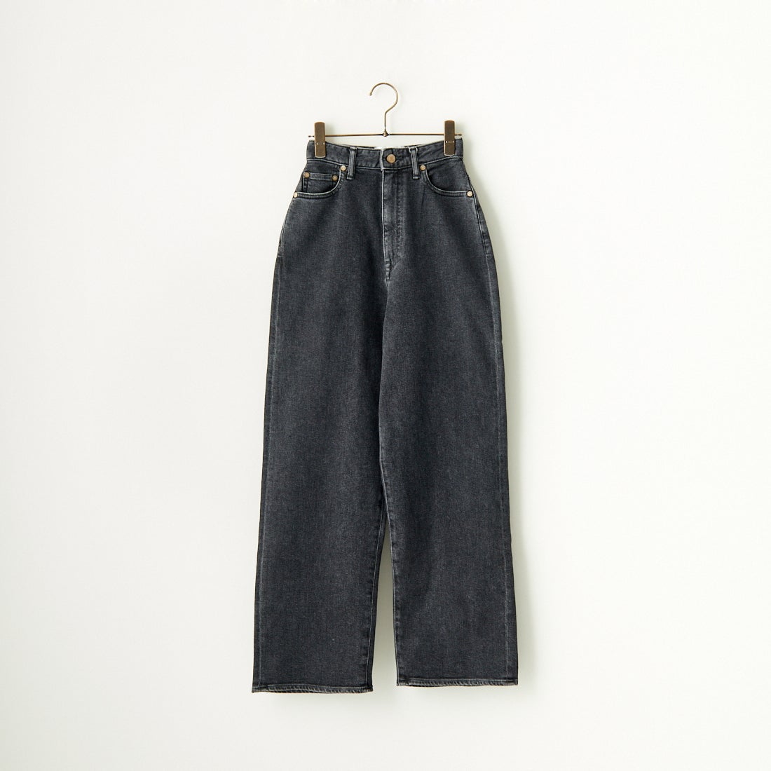 Urvin [アーヴィン] 別注 MARION JEANS ハイウエストストレートデニム [JUAG4400NB-JF] BLACK USED