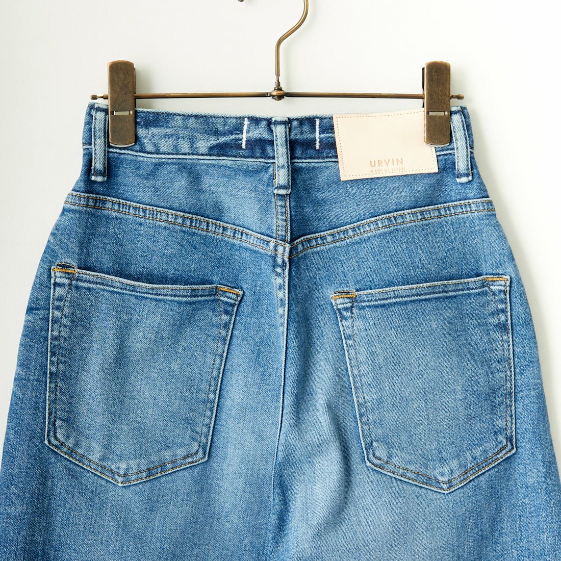 Urvin [アーヴィン] 別注 MARION JEANS ハイウエストストレートデニム [JUAG4400NB-JF] MID USED