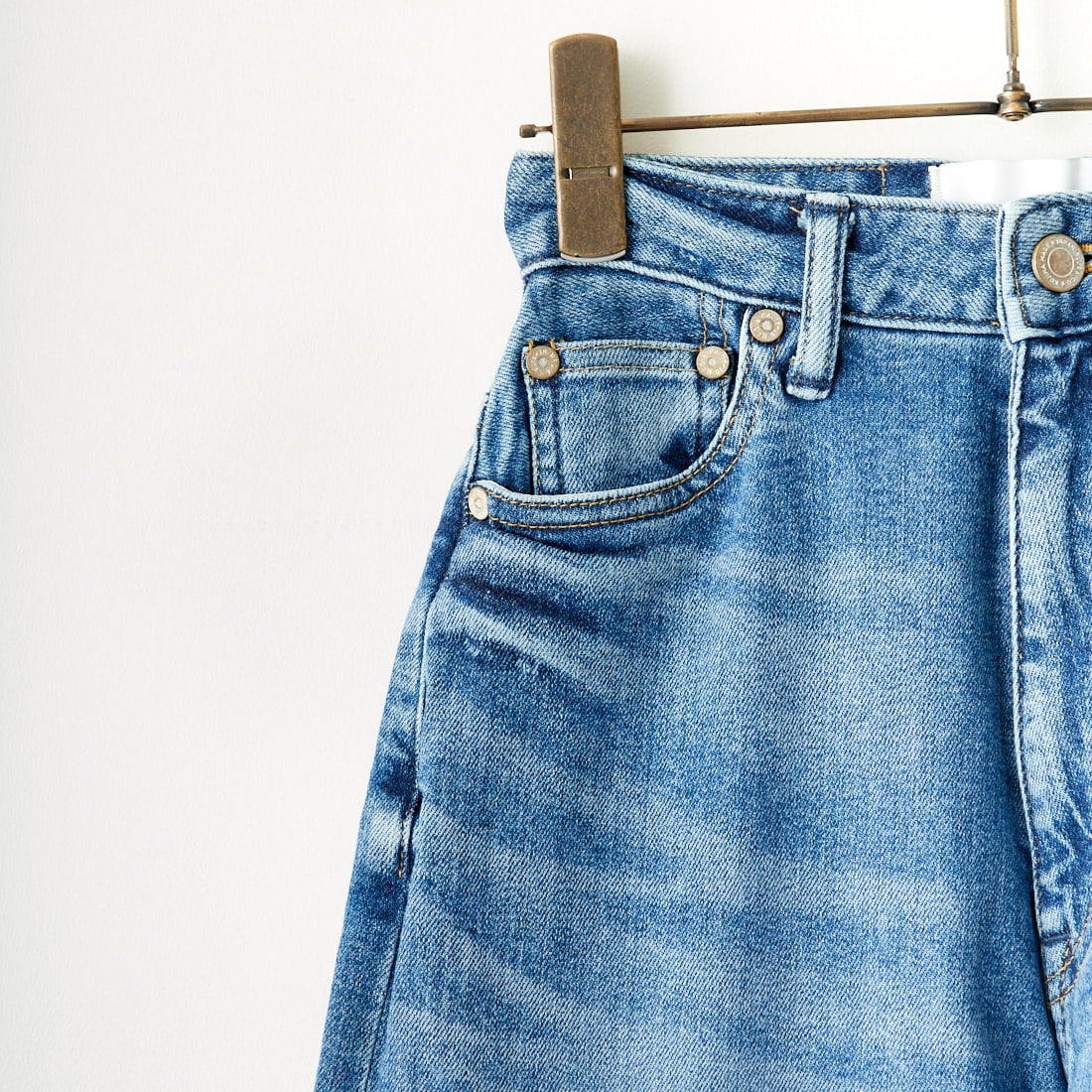Urvin [アーヴィン] 別注 MARION JEANS ハイウエストストレートデニム [JUAG4400NB-JF] MID USED