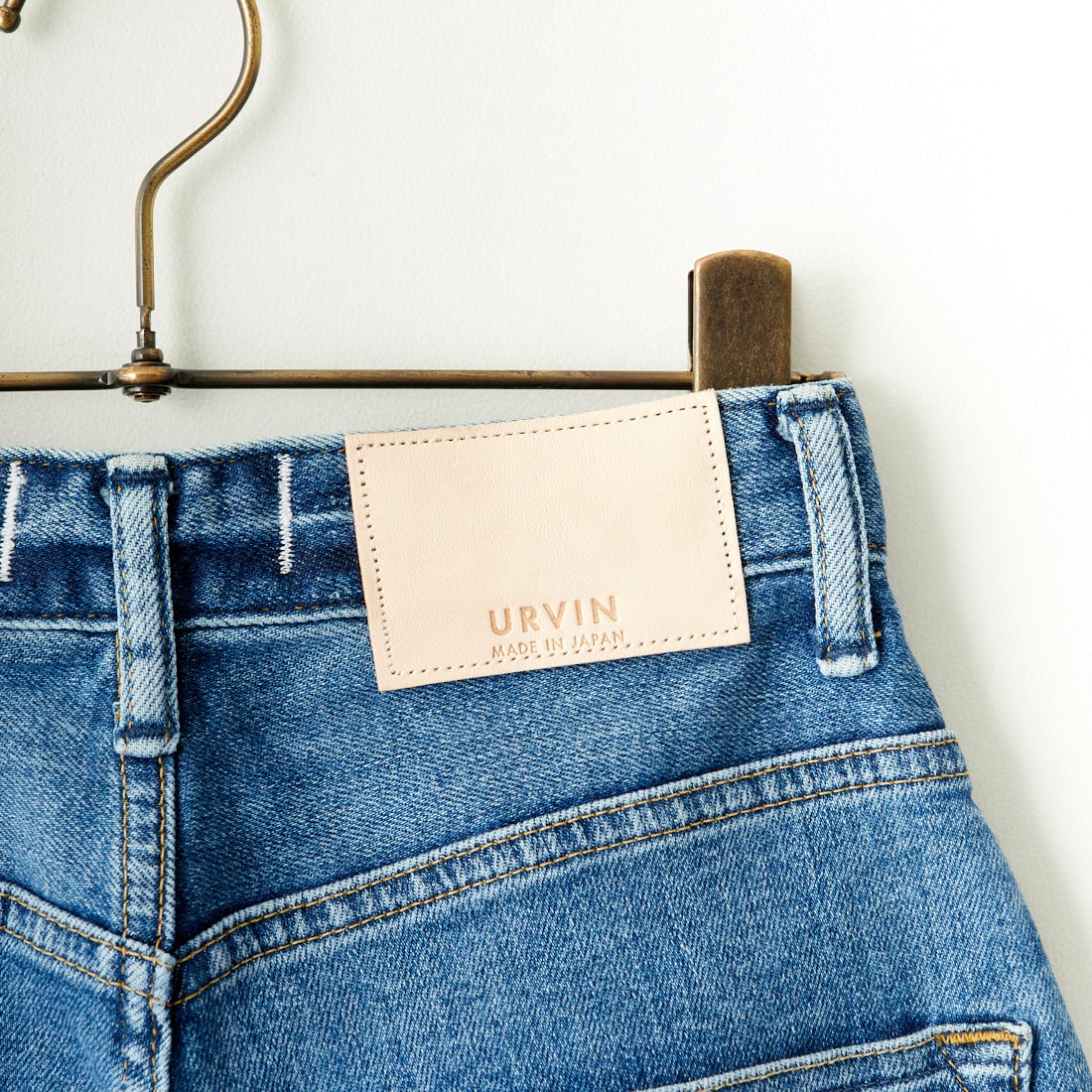 Urvin [アーヴィン] 別注 MARION JEANS ハイウエストストレートデニム [JUAG4400NB-JF] MID USED