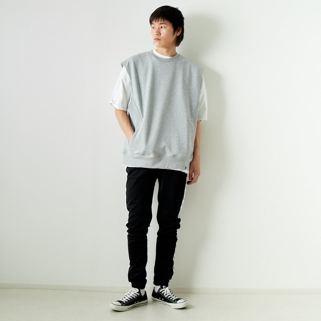 FRED PERRY [フレッドペリー] テープトラックパンツ [T5510]｜ジーンズ