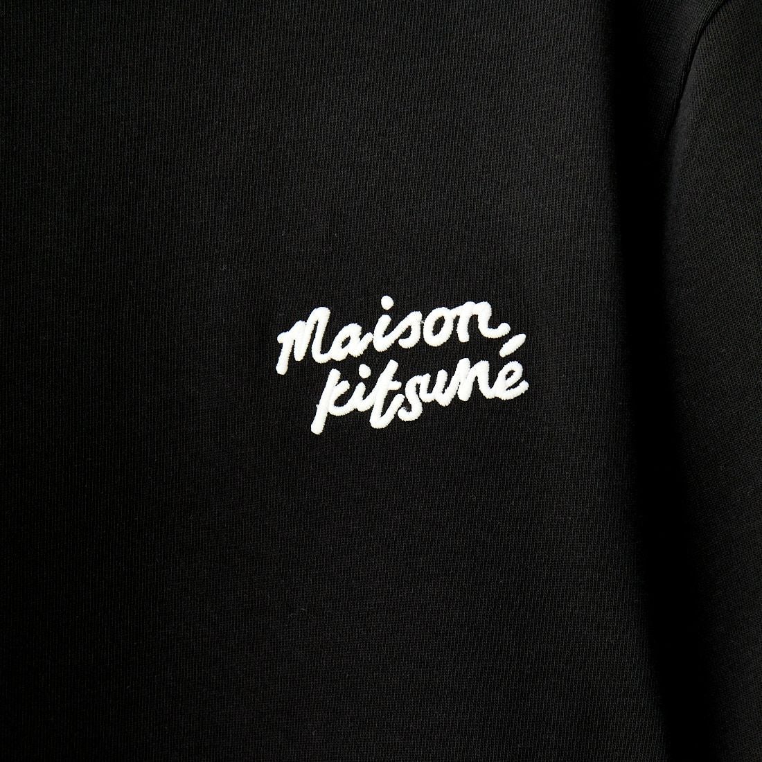 MAISON KITSUNE [メゾン キツネ] ハンドライティング コンフォート Tシャツ [MM00126KJ0118] O197 BLK/W