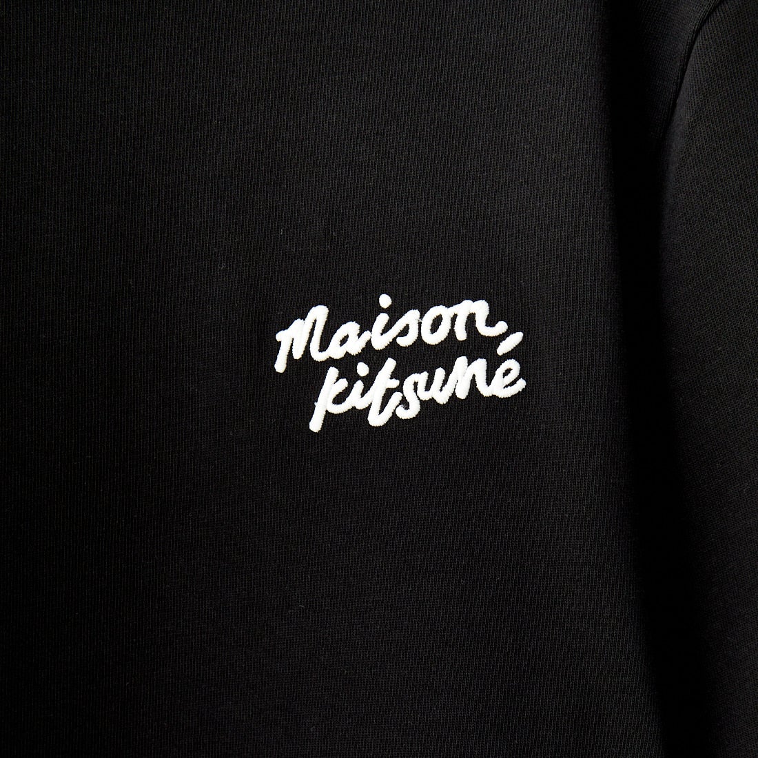 MAISON KITSUNE [メゾン キツネ] ハンドライティング コンフォート Tシャツ [MM00126KJ0118] O197 BLK/W