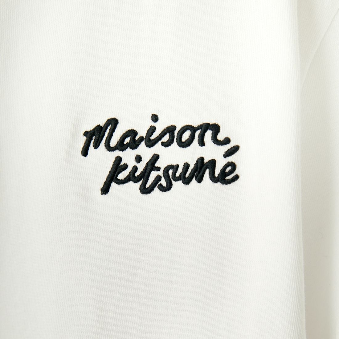 MAISON KITSUNE [メゾン キツネ] ハンドライティング コンフォート Tシャツ [MM00126KJ0118]  M186 WHT/B
