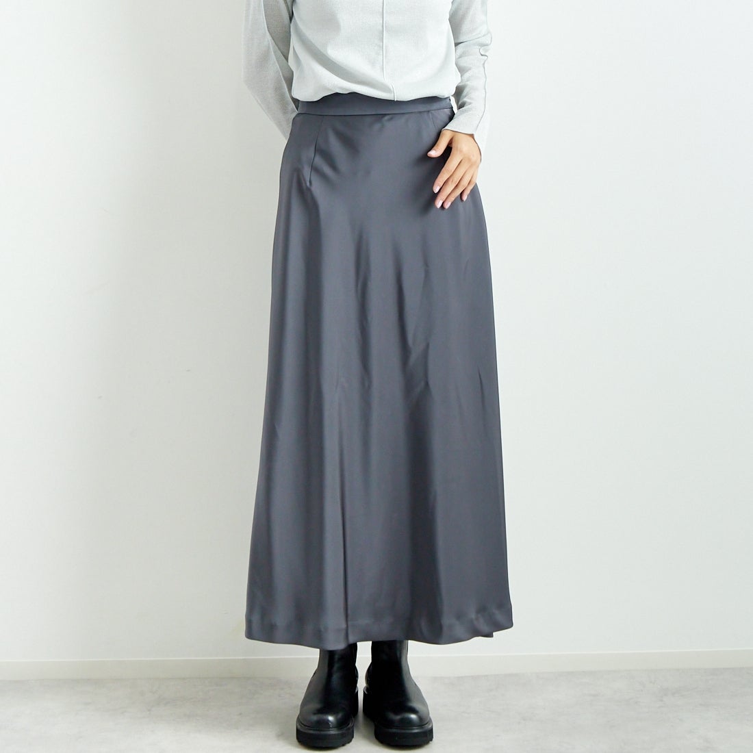 003 ﾁｬｺｰﾙ&&モデル身長：167cm 着用サイズ：F&&