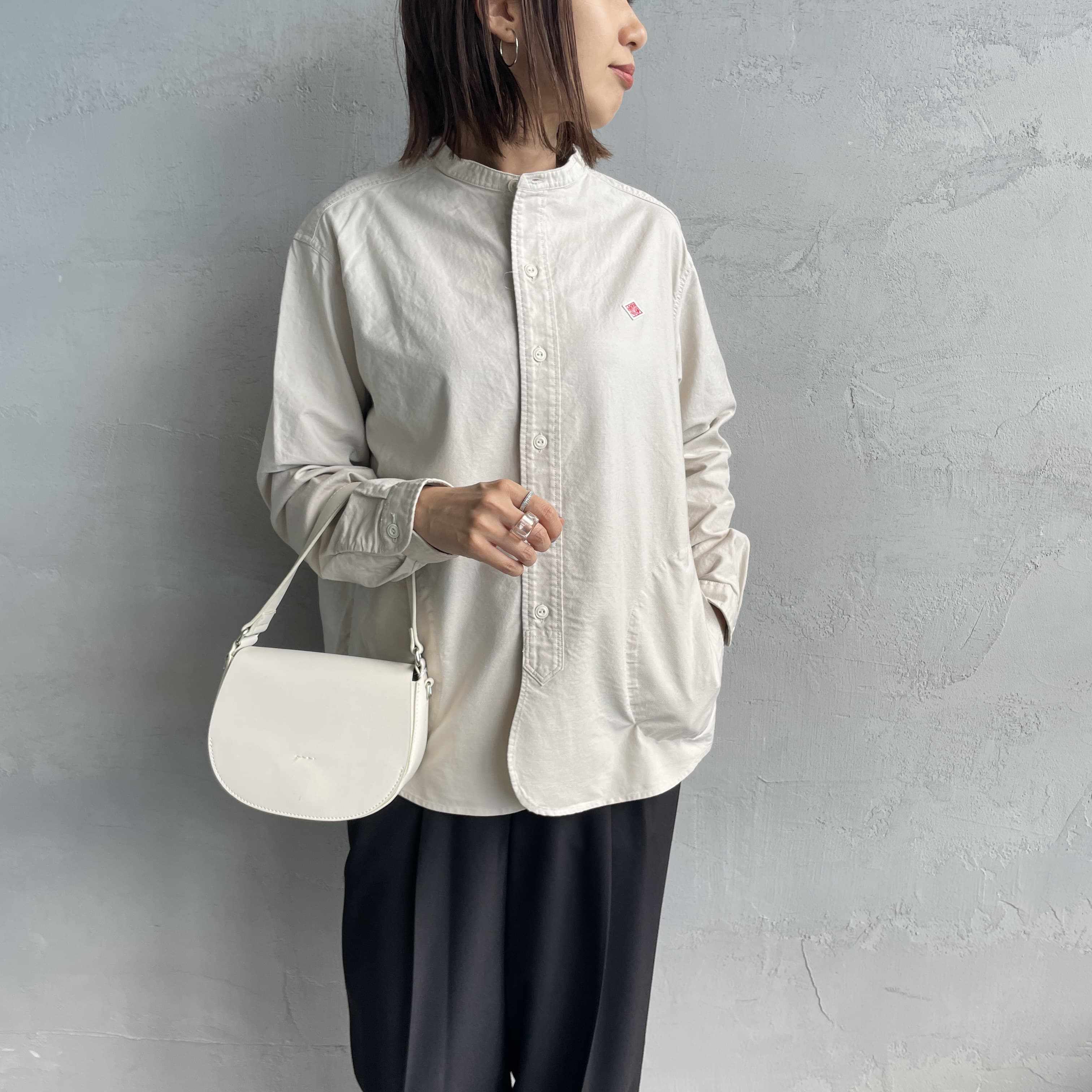 DANTON [ダントン] オックスフォード バンドカラーシャツ [DT-B0279SOX