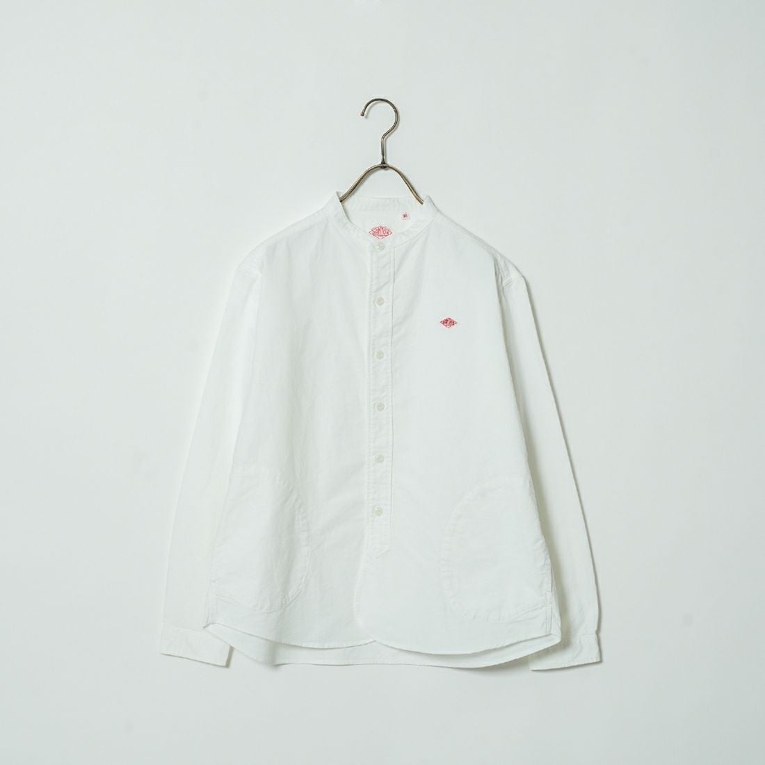 DANTON [ダントン] オックスフォード バンドカラーシャツ [DT-B0279SOX] WHITE