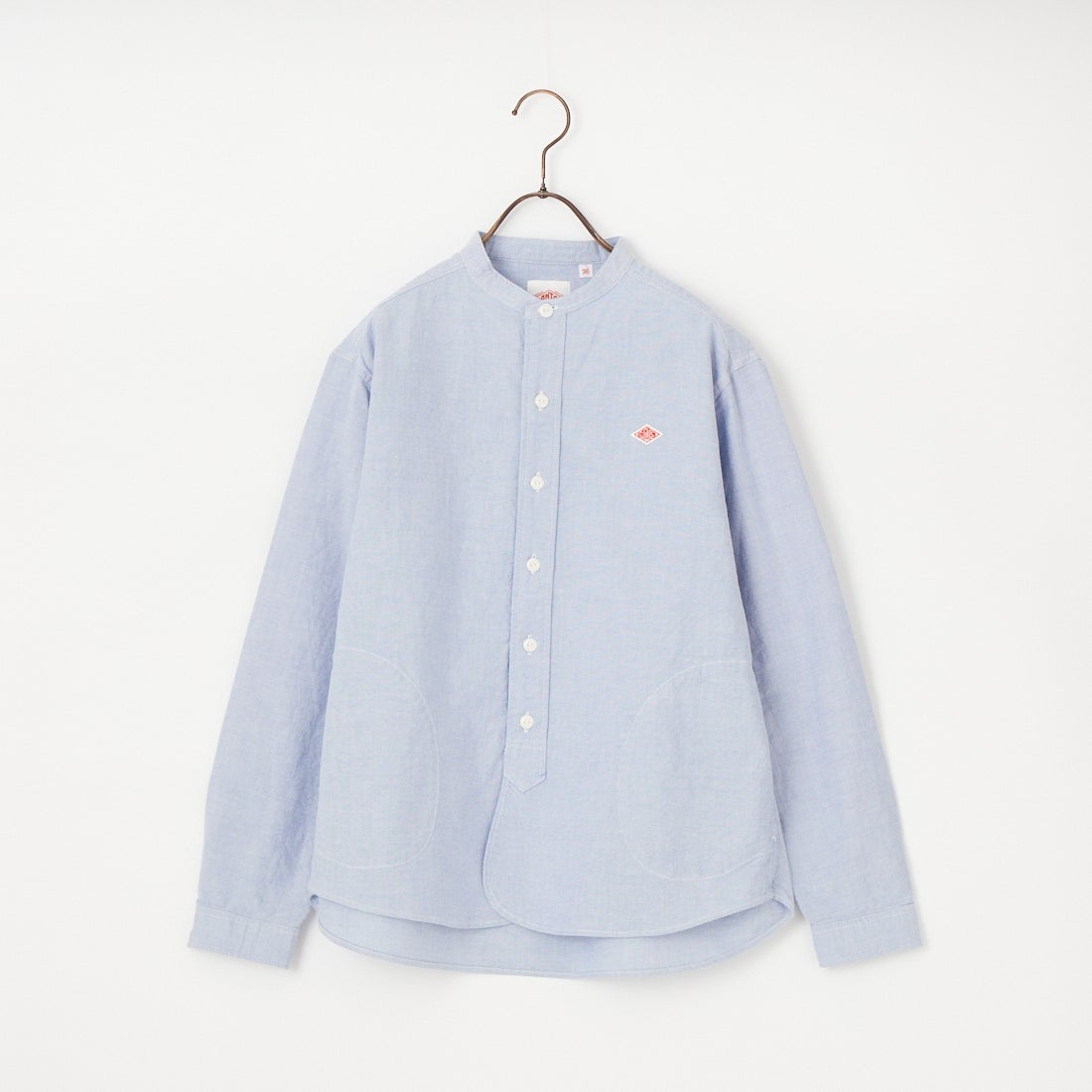 DANTON [ダントン] オックスフォード バンドカラーシャツ [DT-B0279SOX] BLUE