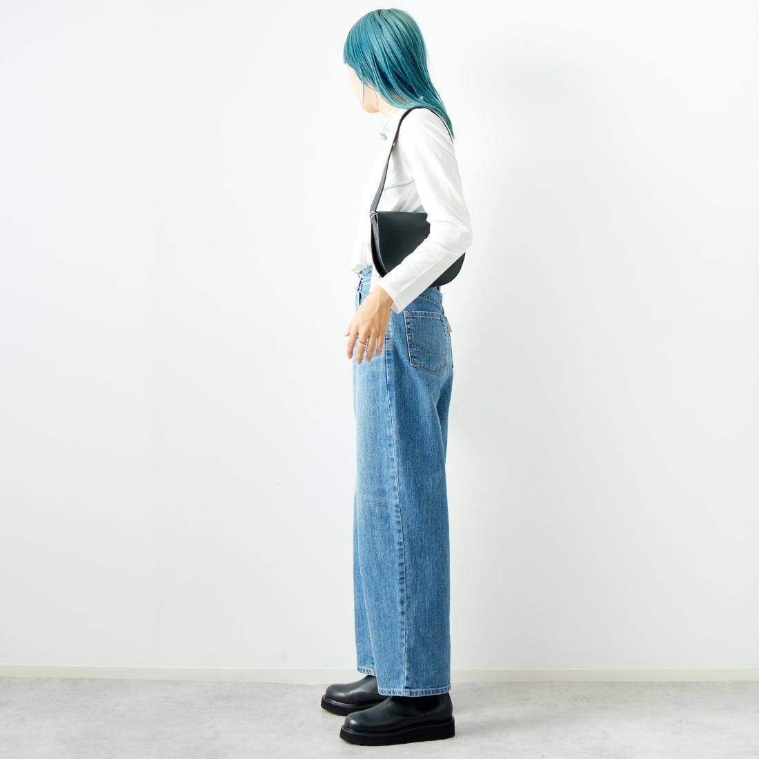 Jf Ready Made [ジェイエフレディメイド] フリルレースTシャツ [3005101] 104 ｵﾌﾎﾜｲﾄ &&モデル身長：167cm 着用サイズ：F&&