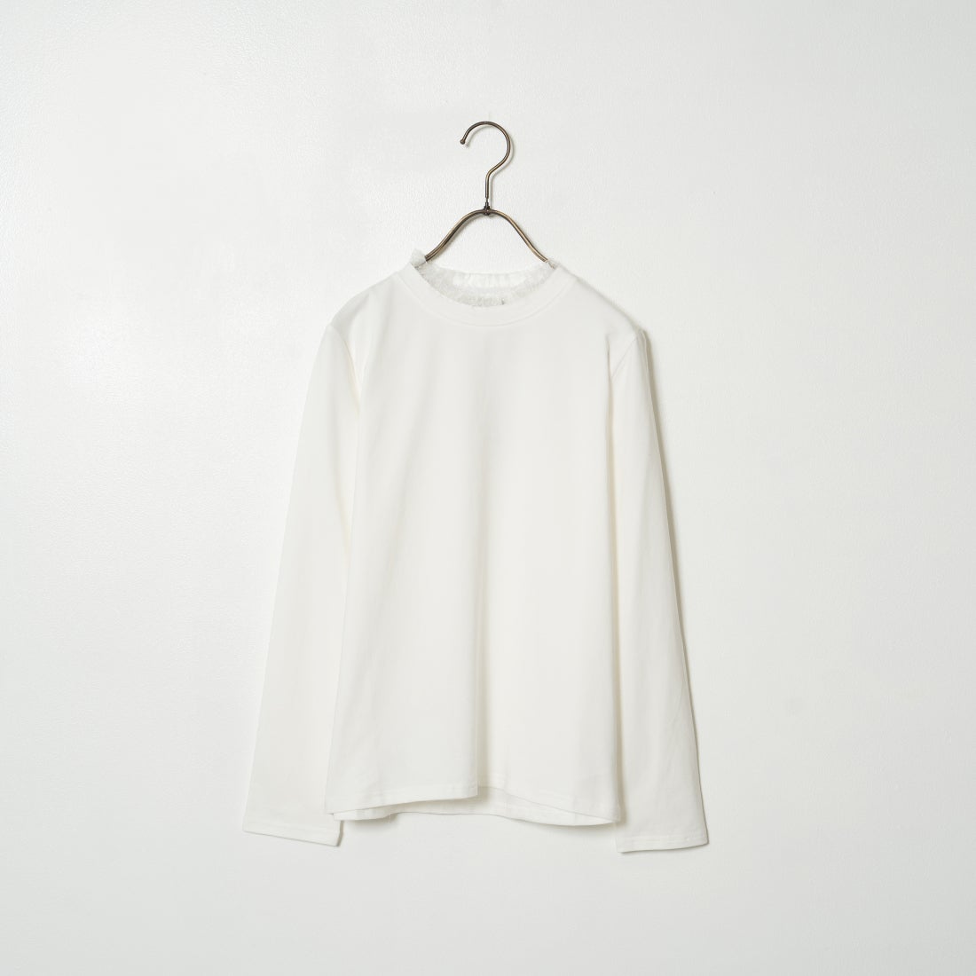 Jf Ready Made [ジェイエフレディメイド] フリルレースTシャツ [3005101] 104 ｵﾌﾎﾜｲﾄ