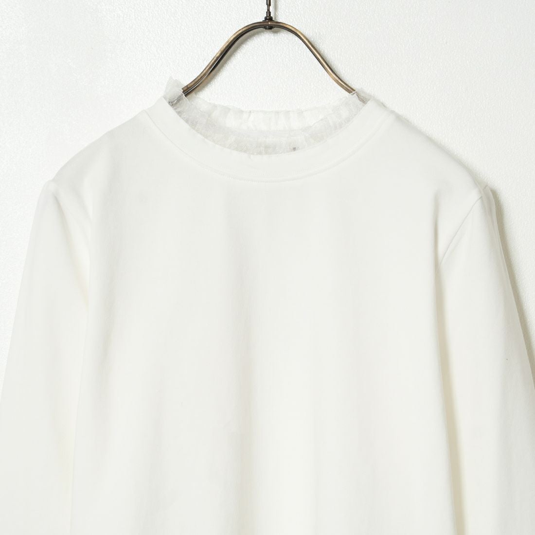 Jf Ready Made [ジェイエフレディメイド] フリルレースTシャツ [3005101] 104 ｵﾌﾎﾜｲﾄ