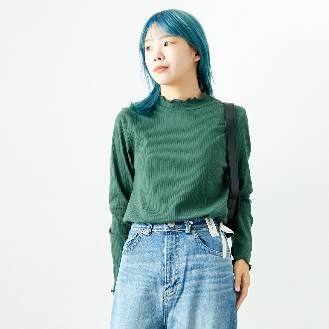 401 ｸﾞﾘｰﾝ&&モデル身長：167cm 着用サイズ：F&&