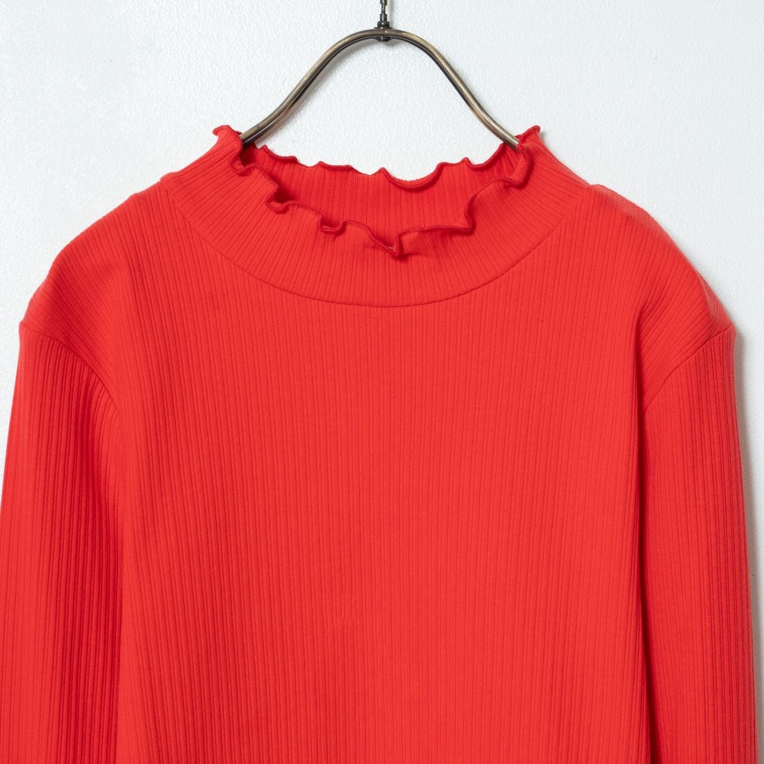 Jf Ready Made [ジェイエフレディメイド] ランダムテレコメローハイネックTシャツ [3005103] 301 ﾚｯﾄﾞ