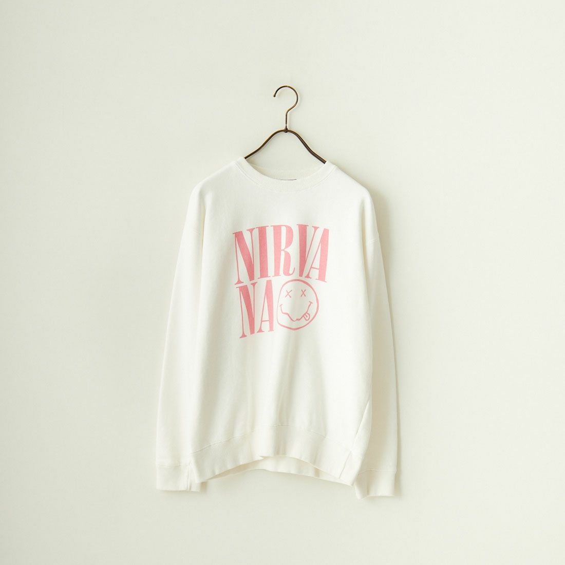 GOOD ROCK SPEED [グッドロックスピード] 別注 NIRVANA プリントスウェット [INTN-021-JF] WHITE