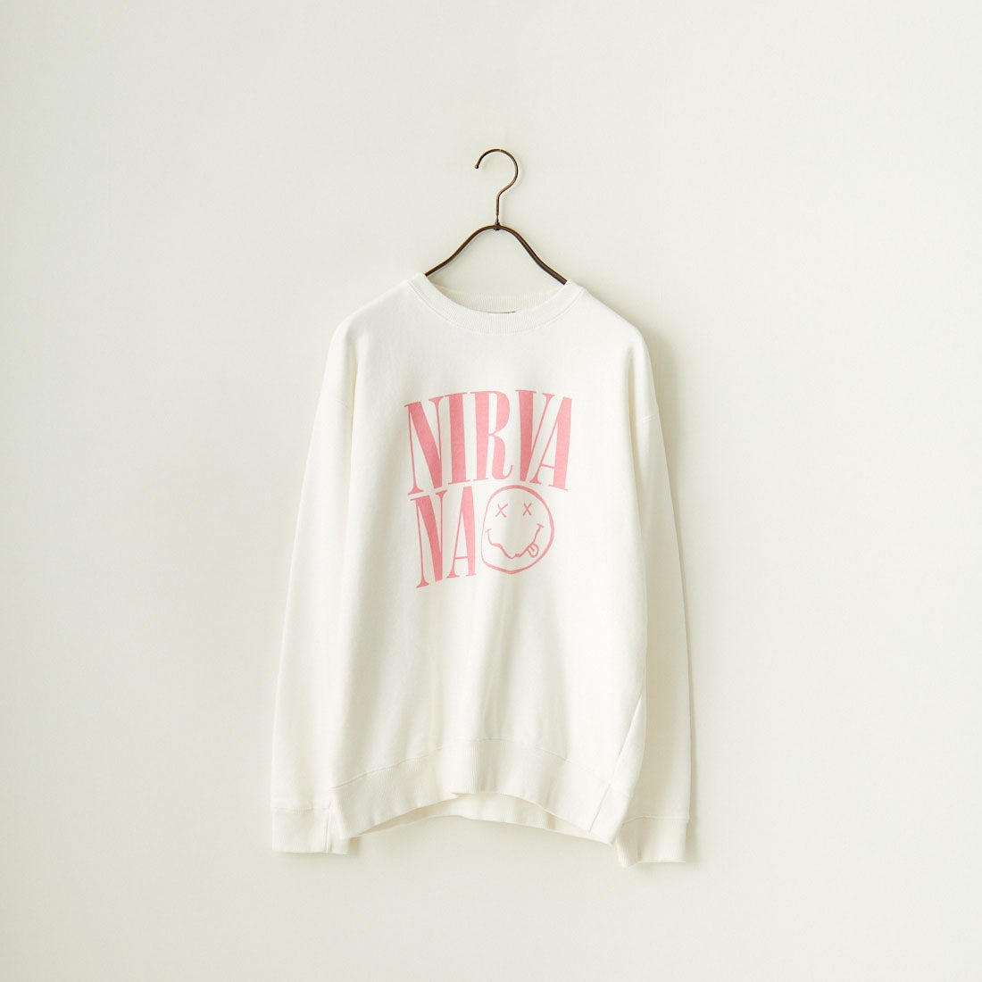 GOOD ROCK SPEED [グッドロックスピード] 別注 NIRVANA プリントスウェット [INTN-021-JF] WHITE