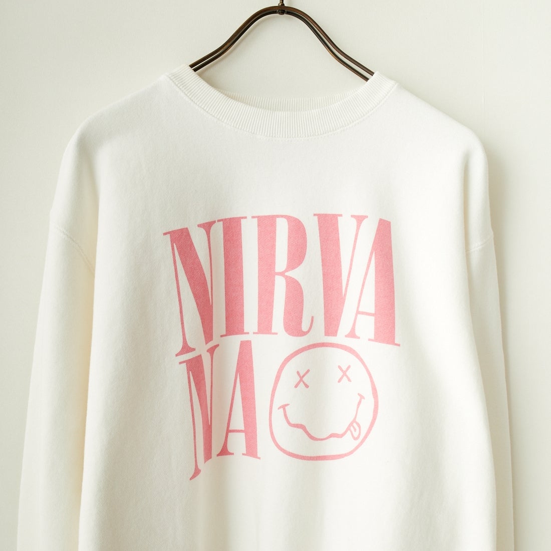GOOD ROCK SPEED [グッドロックスピード] 別注 NIRVANA プリントスウェット [INTN-021-JF] WHITE