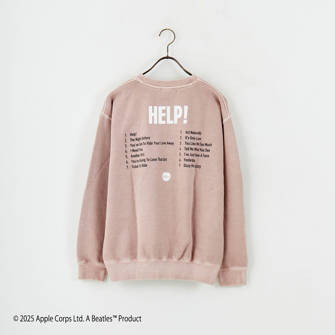 GOOD ROCK SPEED [グッドロックスピード] 別注 THE BEATLES プリントスウェット [INTN-019-JF] PINK